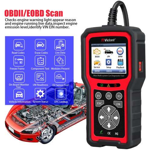 Vident iMax4313 Car Diagnostic Tool | Toyota, Lexus & Scion | Full System Diagnostic Scan Tool (S...