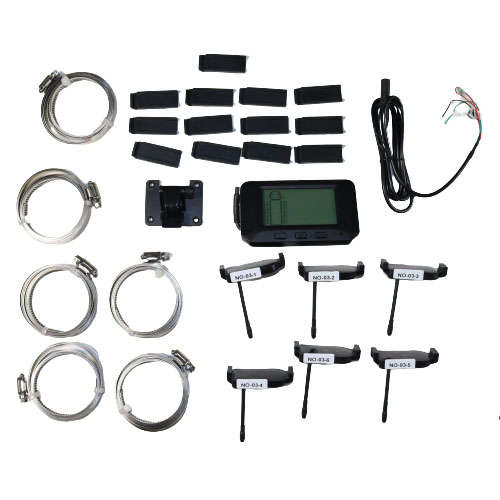 Wireless Truck, Car & Trailer TPMS (Tyre Pressure Monitoring System) - 6pcs External Sensors (add...