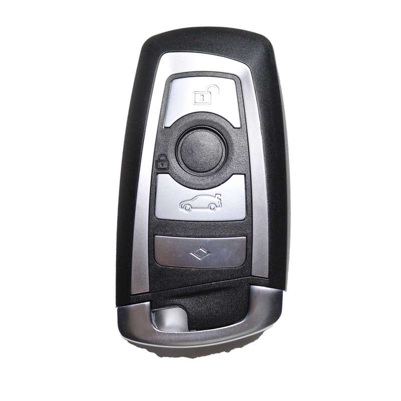 BMW - Cas4, 5, X3, X5 | Remote Case & Blade (4 Buttons, HU100R Silver Blade)
