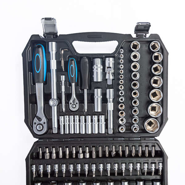 108pcs 1/4" & 1/2" Drive Socket Set