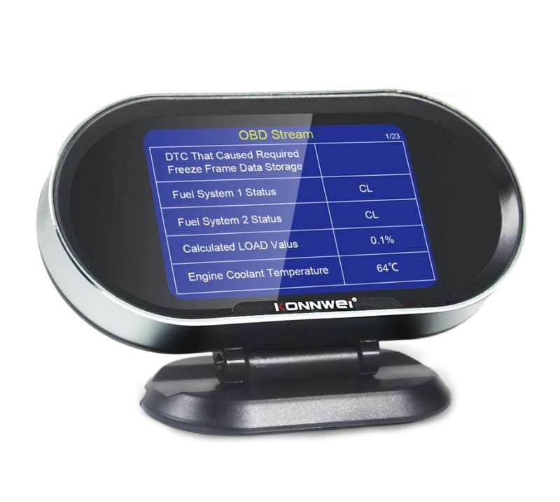 KONNWEI KW206 | Heads Up Display (HUD) with OBD2 Car Diagnostic Screen