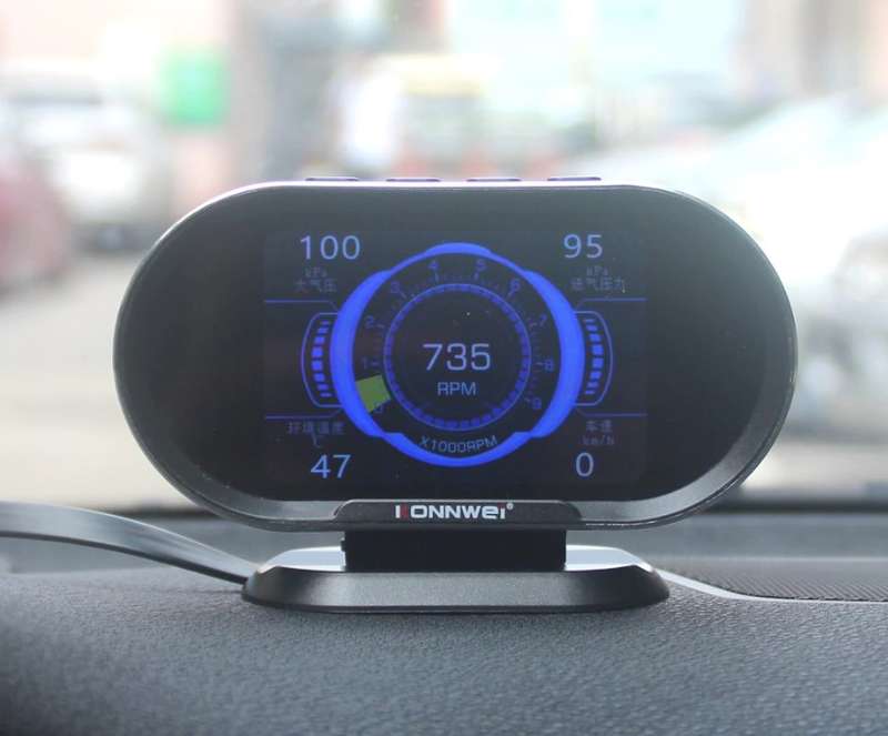 KONNWEI KW206 | Heads Up Display (HUD) with OBD2 Car Diagnostic Screen
