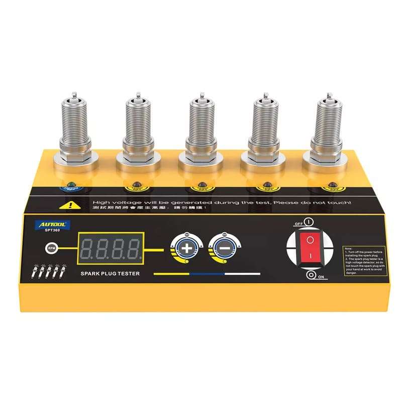 Autool SPT360 Car Spark Plug Tester with 5 Adjustable Testing Holes