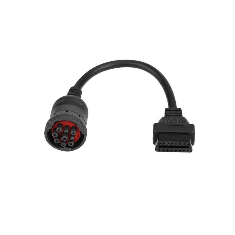 Truck Female 9 Pin to 16 Pin OBD2 Interface J1939