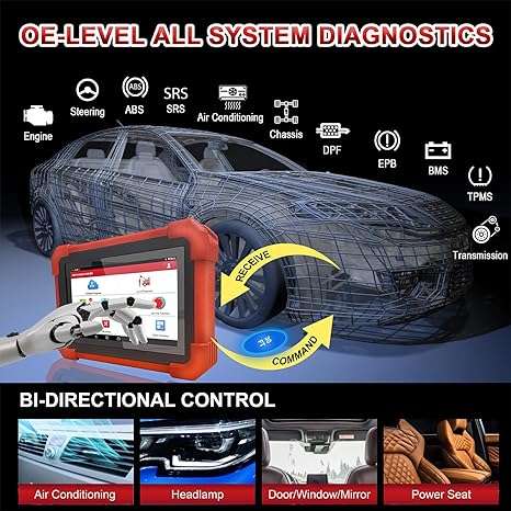 Launch CRP919 Max Professional Diagnostic Scanner - Advanced OBD2 Android 10 WiFi