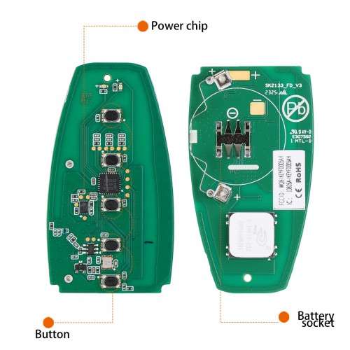 Autel MAXIIM IKEY Premium Style Smart Programmable Key 4 Buttons (Toyota Style)