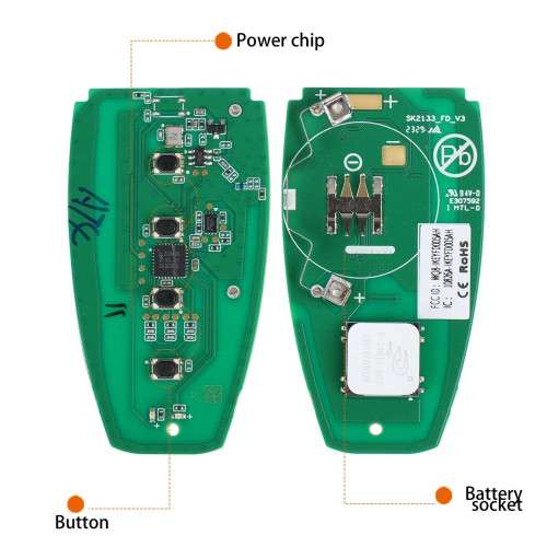 Autel IKEY Smart Programmable Key 4 Buttons (Ford Style)
