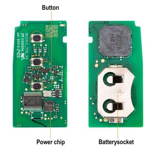 Autel IKEY Premium Style Smart Programmable Key 3 Buttons (Toyota Style)