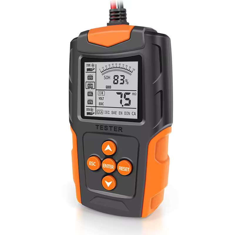 Car & Truck Battery Tester 12V 24V DC Charger Analyzer Capacity Load Tester Cranking System Test ...