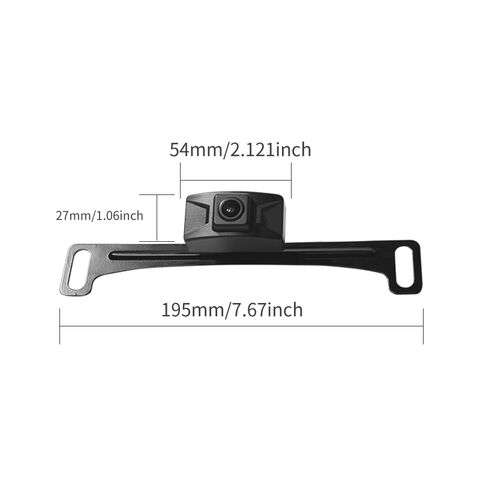 4.3-Inch Wireless License Plate Backup Reverse Camera Kit