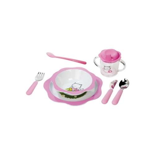 Table set Bambini (Cat) Pink