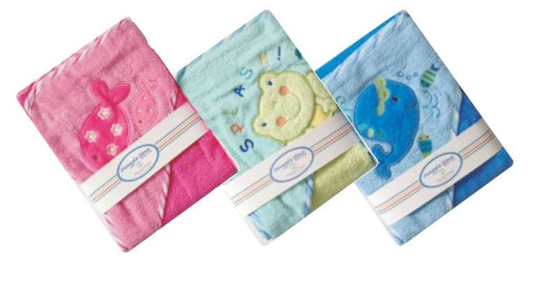 Snuggletime  Hooded Towel: Embroidered