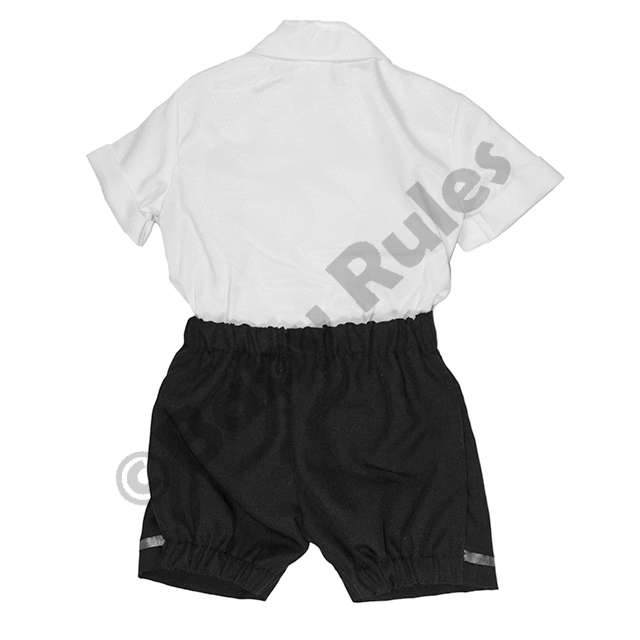 Christening Boys Black & silver waist coat
