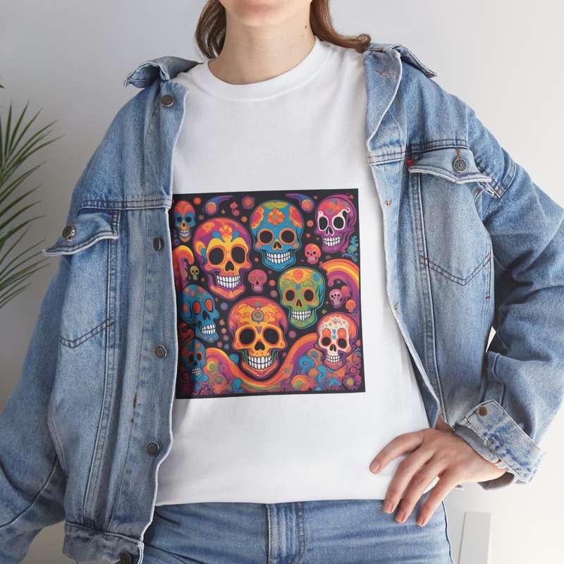 Unisex "Fiesta of Skulls" T-Shirt