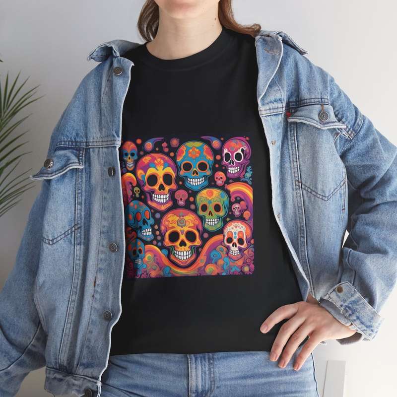 Unisex "Fiesta of Skulls" T-Shirt