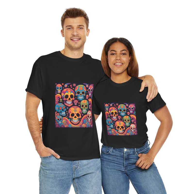 Unisex "Fiesta of Skulls" T-Shirt
