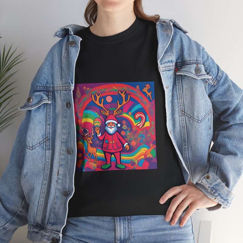 Unisex "Psychedelic Santa Claus" T-Shirt
