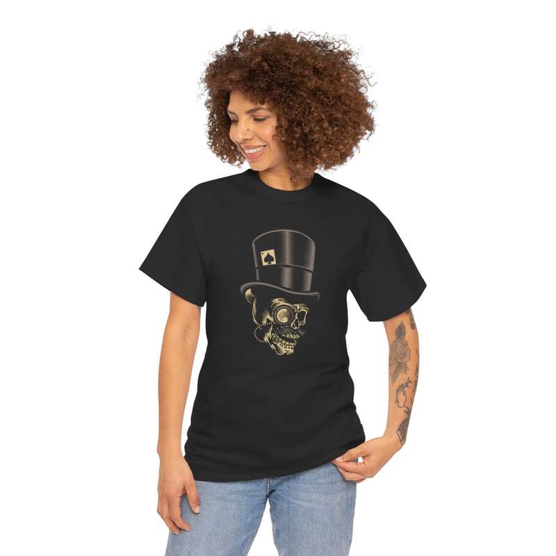 Unisex "Vintage Gentleman Skull" T-Shirt