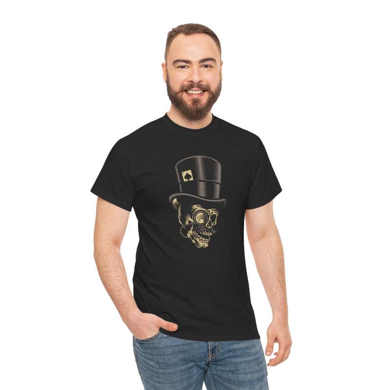 Unisex "Vintage Gentleman Skull" T-Shirt