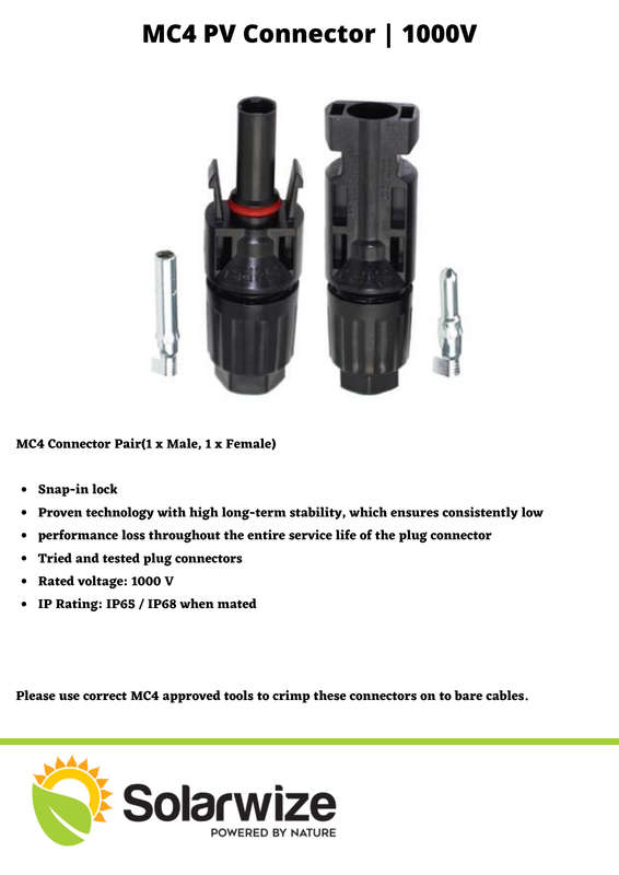 CL0360 MC4 - Solar PV Connector