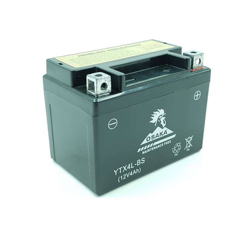 BV010 Osaka - Battery Motorcycle. Power Sport. Maintenance Free. 12 Volt  4Ah