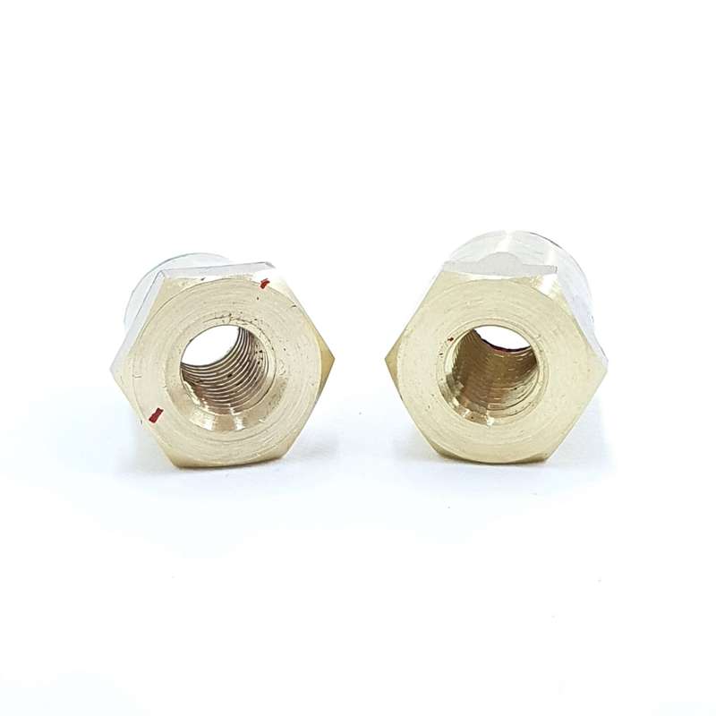 BZ134  Redman - Auto  Battery Post - Screw-on Adaptor Set Brass
