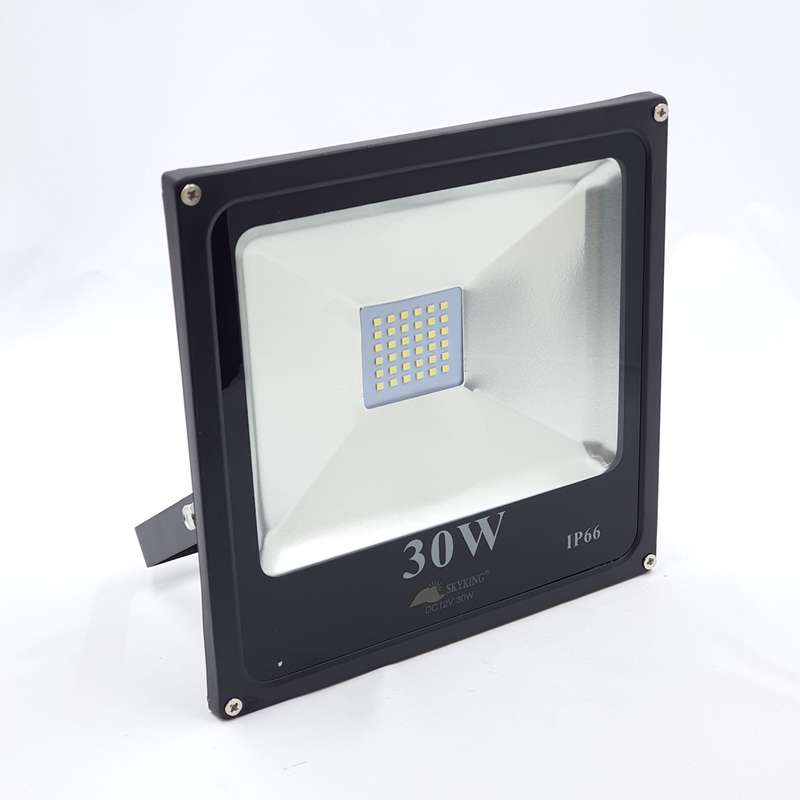 LA017E SK - Solar Floodlight Outdoor LED IP66 12 DC Volt 30 Watt