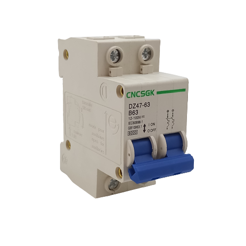SJ037C Protection -  DC Circuit Breaker 63 Amp 3kA Double Pole