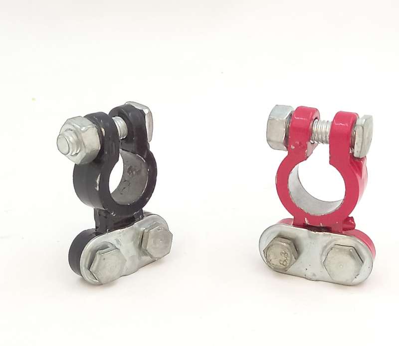 BX022 - Auto  Battery Terminal  Clamp set -.Universal Standard. Per Pair