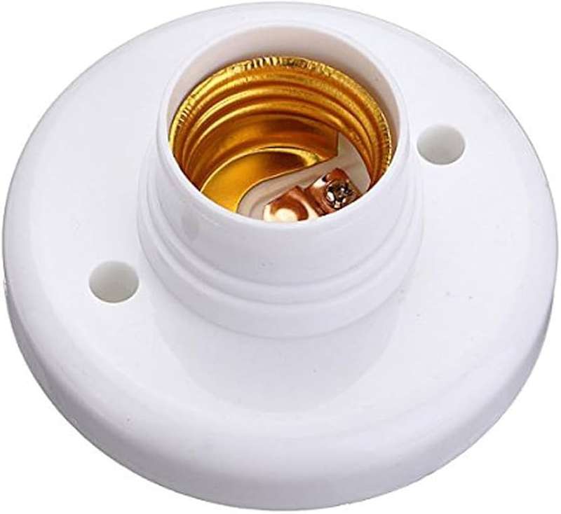 CL0535 Electrical -  Bulb Socket Surface Mount  E27 Screw base plastic
