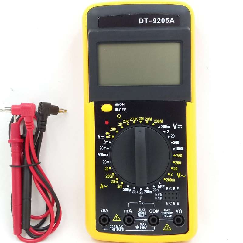 ED048 Digital -  Multitester. Data Hold. Auto Power Off. Large LCD Display.