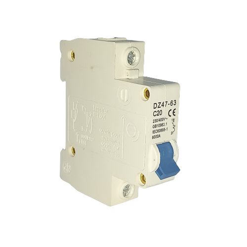 SJ032J Protection - AC Circuit Breaker Din 20 Amp Single Pole
