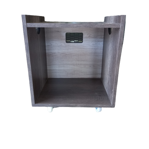 BZ215 - Battery Cabinet on wheels for Inverter and 2x100Ah Batteries. Melamine robust design