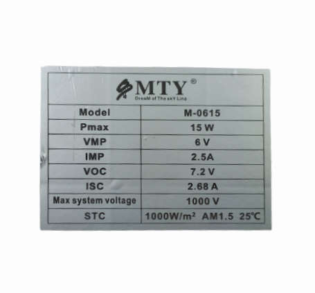 LA052 MTY - Floodlight Outdoor LED with Solar Panel IP65 60 Watt