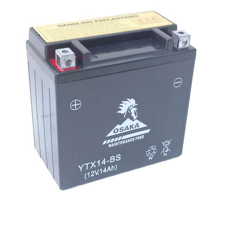 BV037 Osaka - Battery Motorcycle.Power Sport.Maintenance Free. 12 Volt 14Ah.