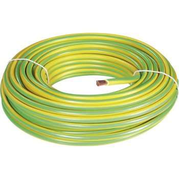 CL0190  General Purpose - Mulistrand 4mm GRN/YEL Sold per Meter