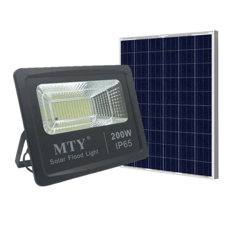 LA090 MTY - Solar Street Light LED with integrated Solar Panel IP66 200 Watt. with Remote.