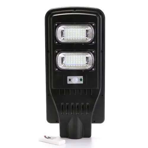 LA082 MTY - Solar Street Light LED with integrated Solar Panel IP66  60Watt. with Remote.