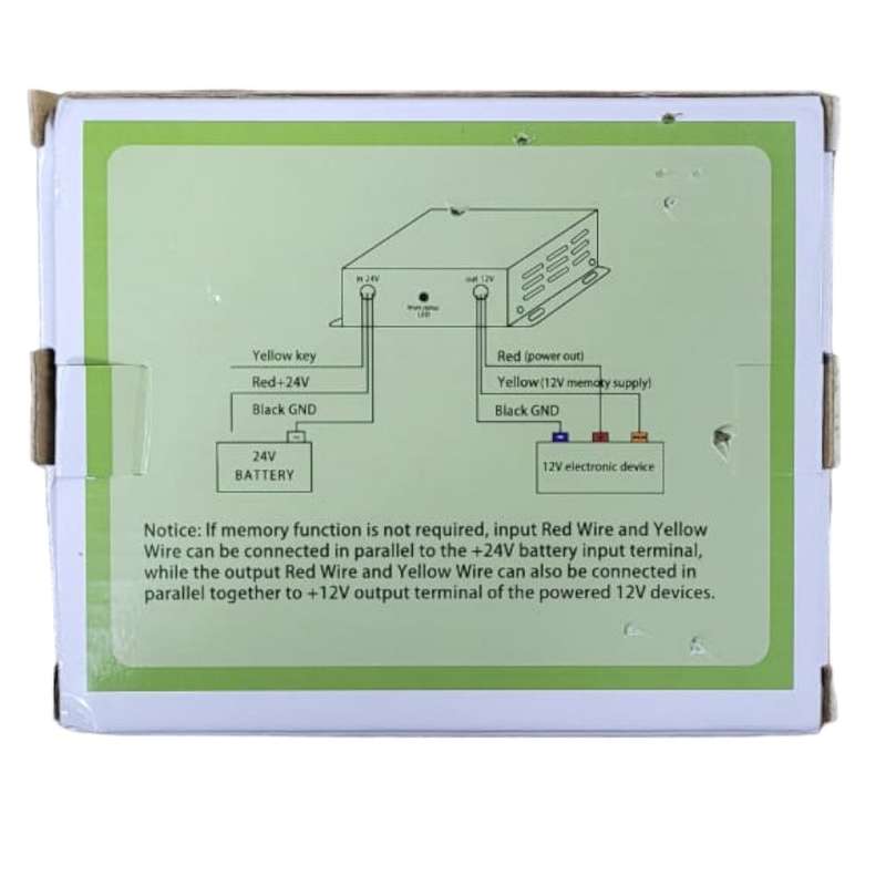 EF090 - Buck  DC-DC Step Down Converter   24 Volt - 12 Volt DC 30 Amps
