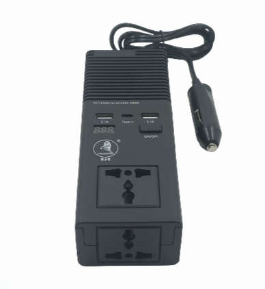 SA019 EJC - Car/ Home Inverter Cigarette Lighter plug 12/24 Volt 200 Watt.
