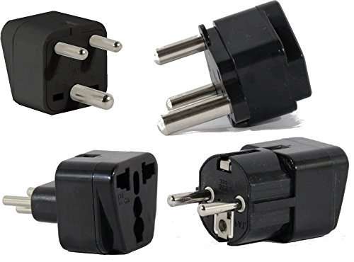 CL0510 Andowl Electrical - Adaptor - Euro/USA Socket to South African 15Amp plug
