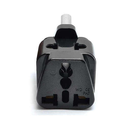 CL0510 Andowl Electrical - Adaptor - Euro/USA Socket to South African 15Amp plug