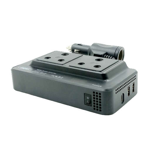 SA017B Andowl - Inverter Auto Power Inverter USB 12 Volt 300 Watt