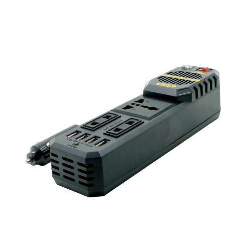 SA018 Andowl - Inverter Auto Power Inverter USB Dual 2pin - 3pin Socket 12 Volt 300 Watt