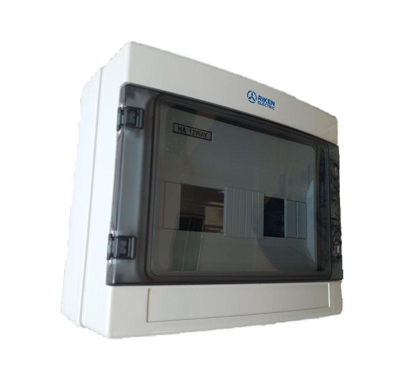 SJ096K Protection - Weather Proof Surface Mount 12 Way Din Rail DB Box