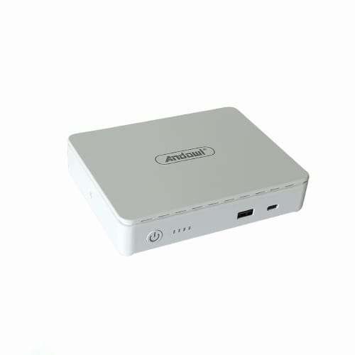 SA482A - Andowl Micro Lithium UPS. Input 220 Volts.Output 5/9/12/15/24 Volts DC  20000 mAh