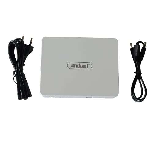 SA482A - Andowl Micro Lithium UPS. Input 220 Volts.Output 5/9/12/15/24 Volts DC  20000 mAh