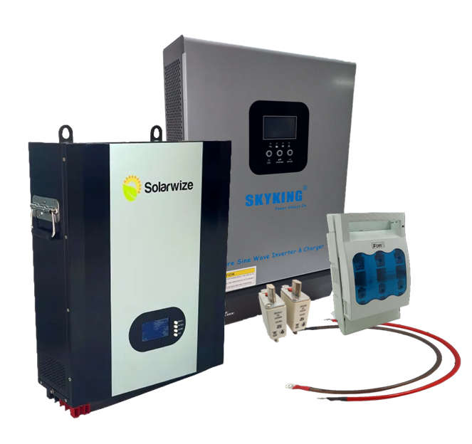 SE036 - Kingstar Backup Power Kit 5KVA 48V Hybrid inverter 5.8 Kw 48V 120Ah Li-ion Batt + acc