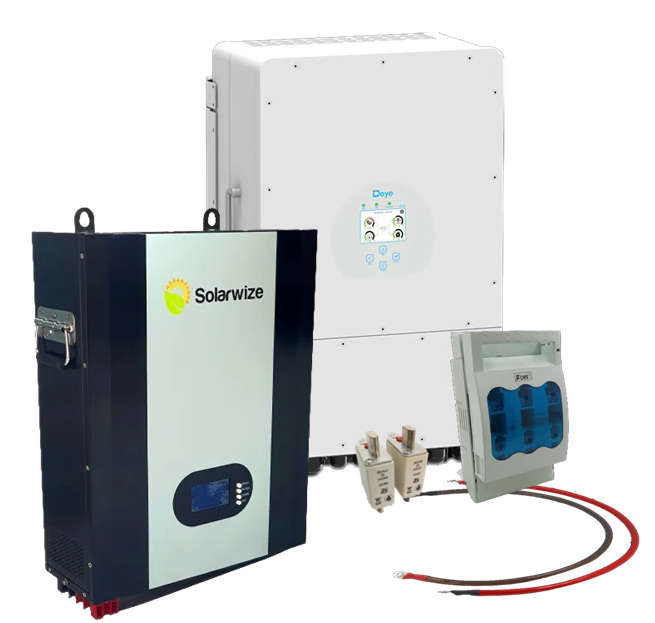 SE046 - Deye Backup Power Kit 5KW 48V Hybrid inverter. 5.8 Kw 48V 120Ah Li-ion Batt + acc