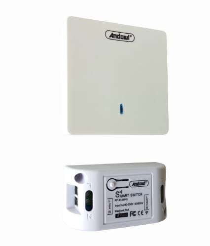 CLQ650 SP - Andowl  Smart Switch. Wireless Remote Control Switch. AC 90-220 10Amps 433mHZ